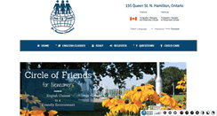 Desktop Screenshot of circleoffriends.ca
